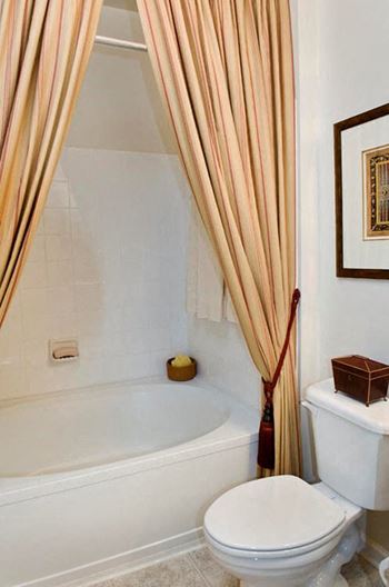 Apartment home bathroom